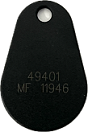 Load image into Gallery viewer, MiniFob Dual Frequency RFID Blank - High and Low Frequency Compatible
